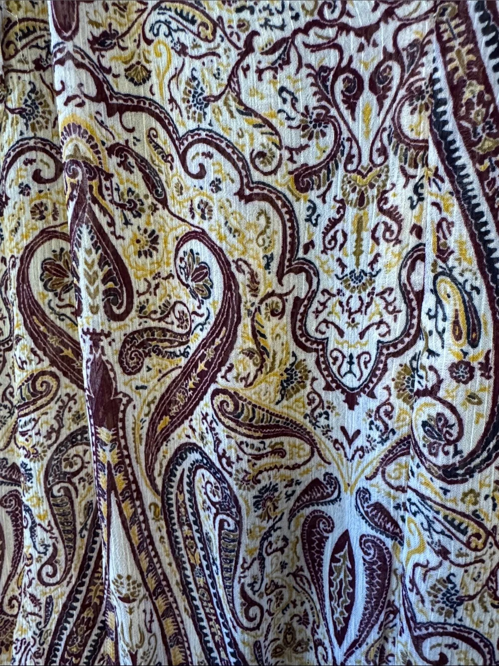 Ann Taylor Factory sheer paisley dress M - Picture 2 of 8